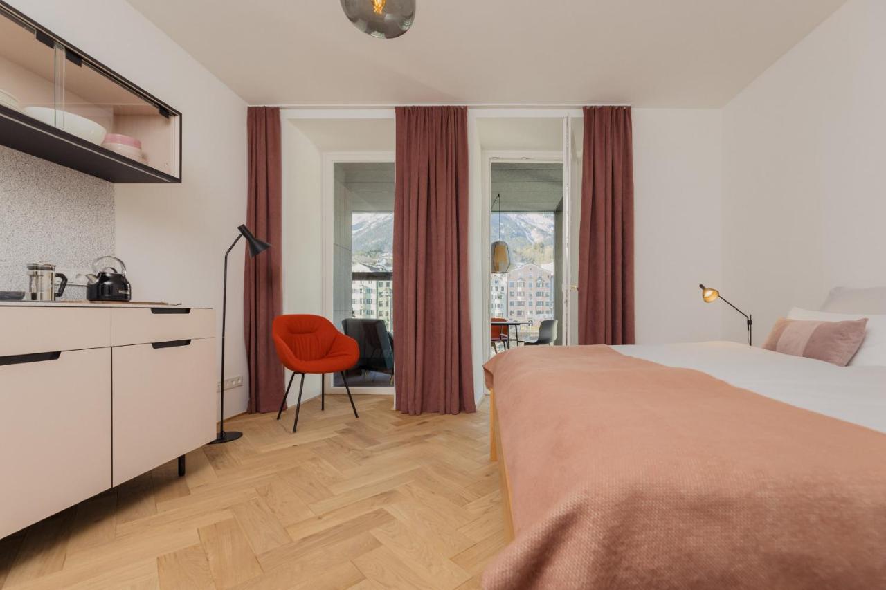 Marktbar Studios - Boutique Aparthotel Innsbruck Ngoại thất bức ảnh